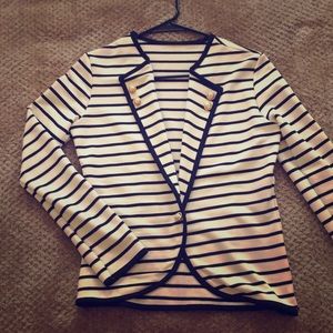 Nautical Stripes stretchy Blazer - Lightly Worn